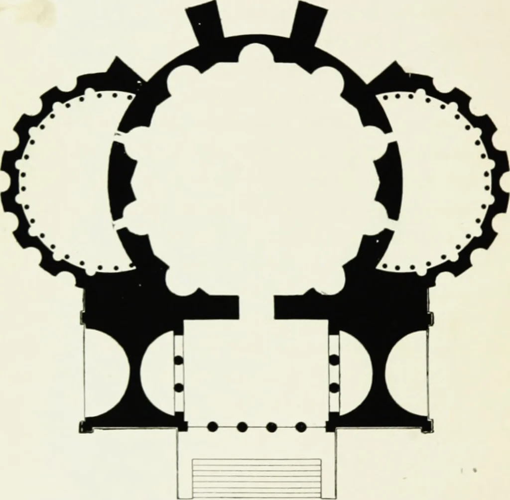 An illustration from A short history of architecture, 1897, leaf 135