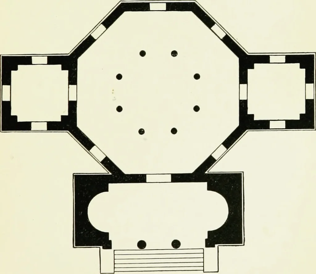 An illustration from A short history of architecture, 1897, leaf 138