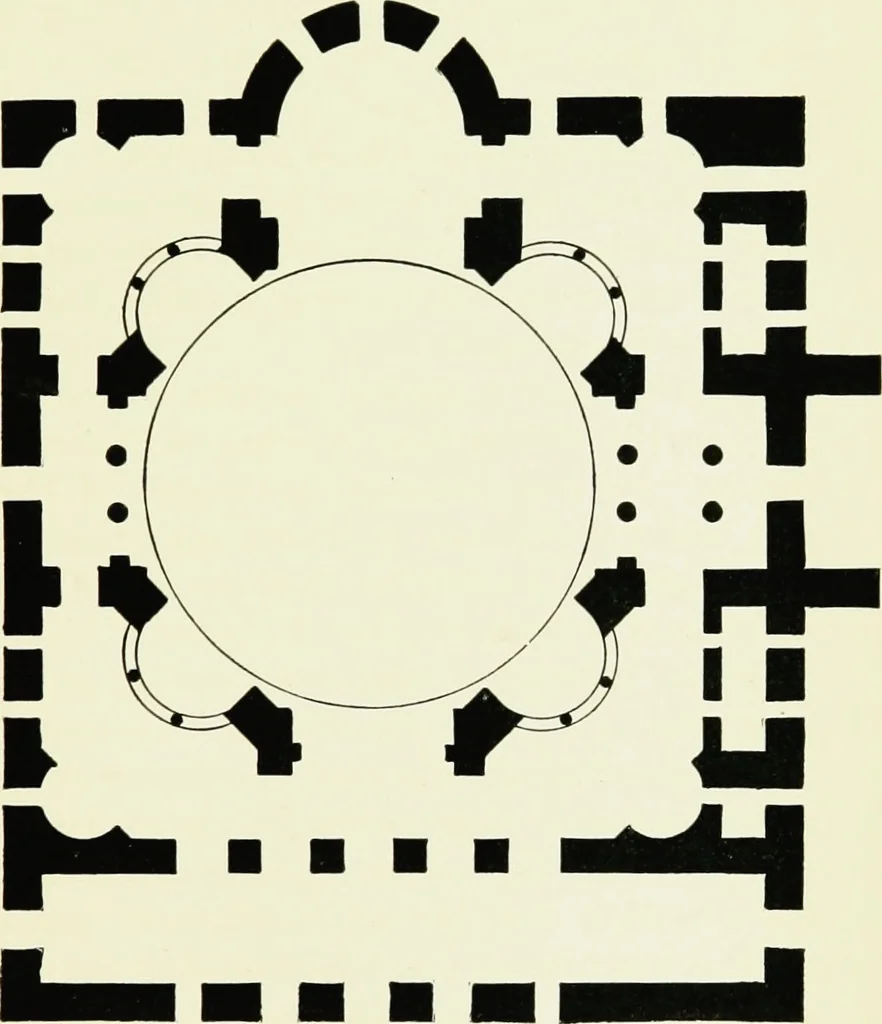 An illustration from A short history of architecture, 1897, leaf 146