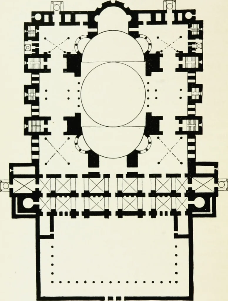 An illustration from A short history of architecture, 1897, leaf 149