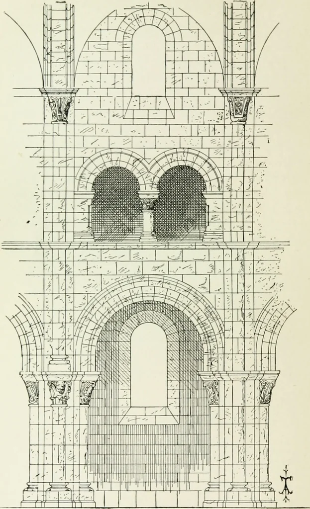 An illustration from A short history of architecture, 1897, leaf 173