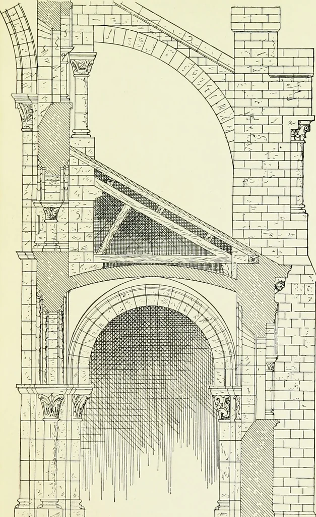 An illustration from A short history of architecture, 1897, leaf 174