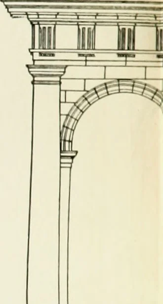 An illustration from A short history of architecture, 1897, leaf 181