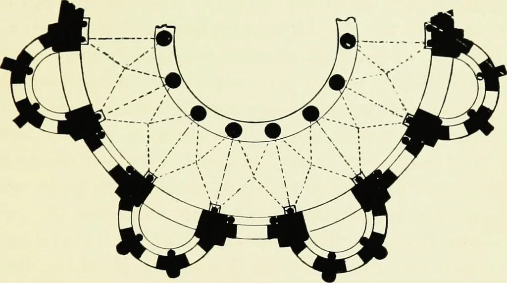 An illustration from A short history of architecture, 1897, leaf 192