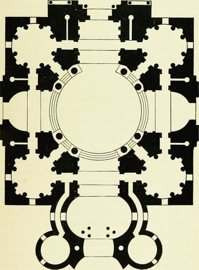 An illustration from A short history of architecture, 1897, leaf 230