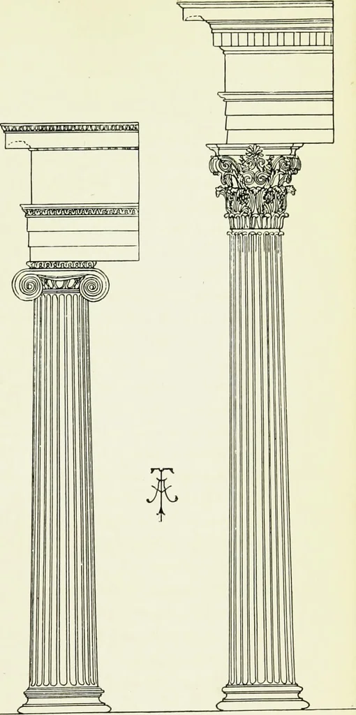 An illustration from A short history of architecture, 1897, leaf 76