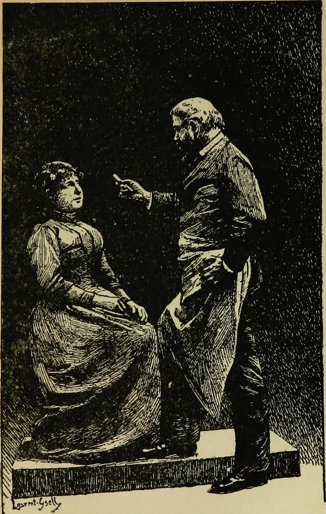 An illustration from Complete hypnotism, mesmerism, mind-reading and spiritualism : how to hypnotize, being an exhaustive and practical system of method, application and use, 1903, leaf 138