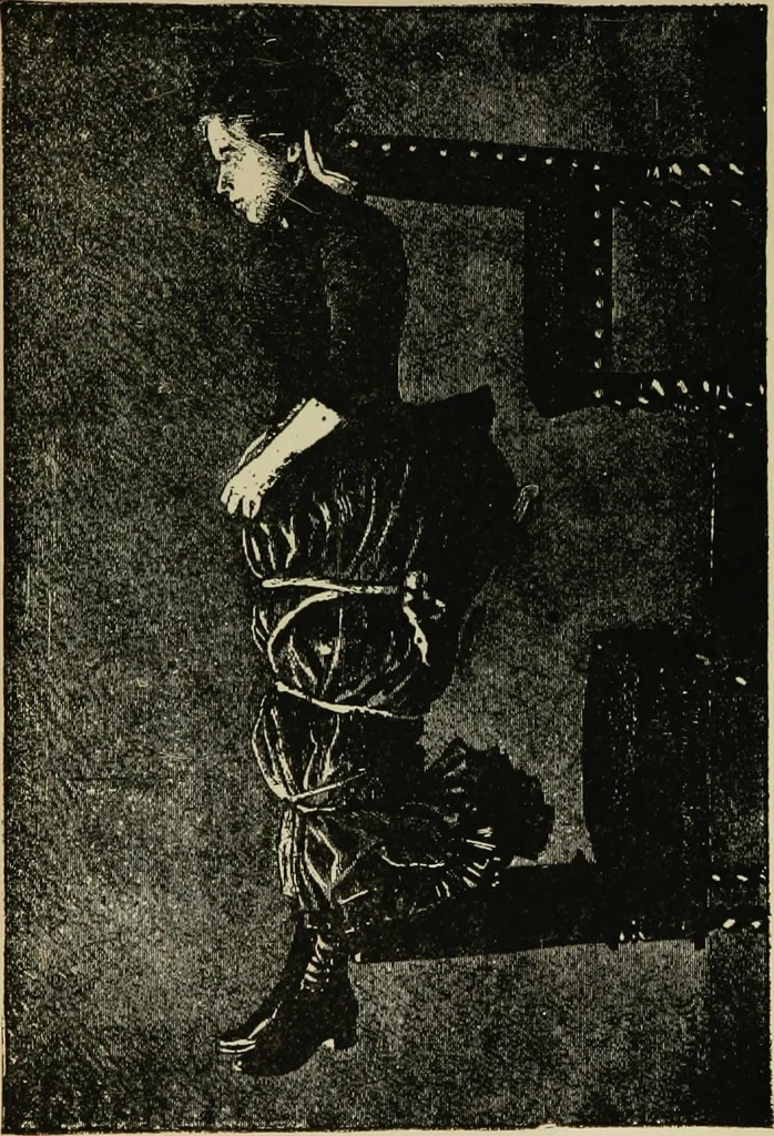 An illustration from Complete hypnotism, mesmerism, mind-reading and spiritualism : how to hypnotize, being an exhaustive and practical system of method, application and use, 1903, leaf 70