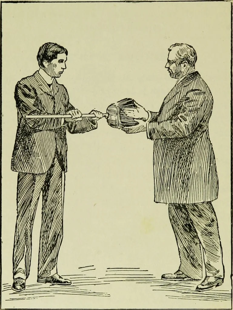 An illustration from Hypnotism and hynotic suggestion; a treatise on the uses and possibilities of hynotism, suggestion and allied phenomena, 1900, leaf 67