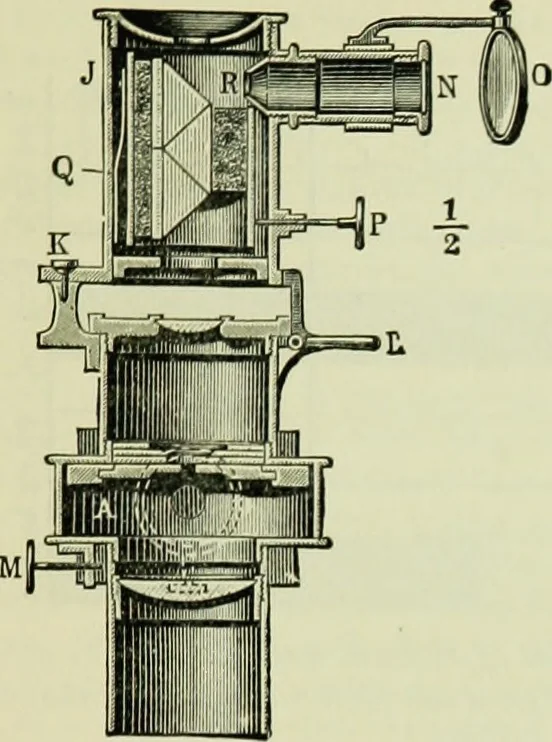 An illustration from The microscope and microscopical methods, 1896, leaf 140