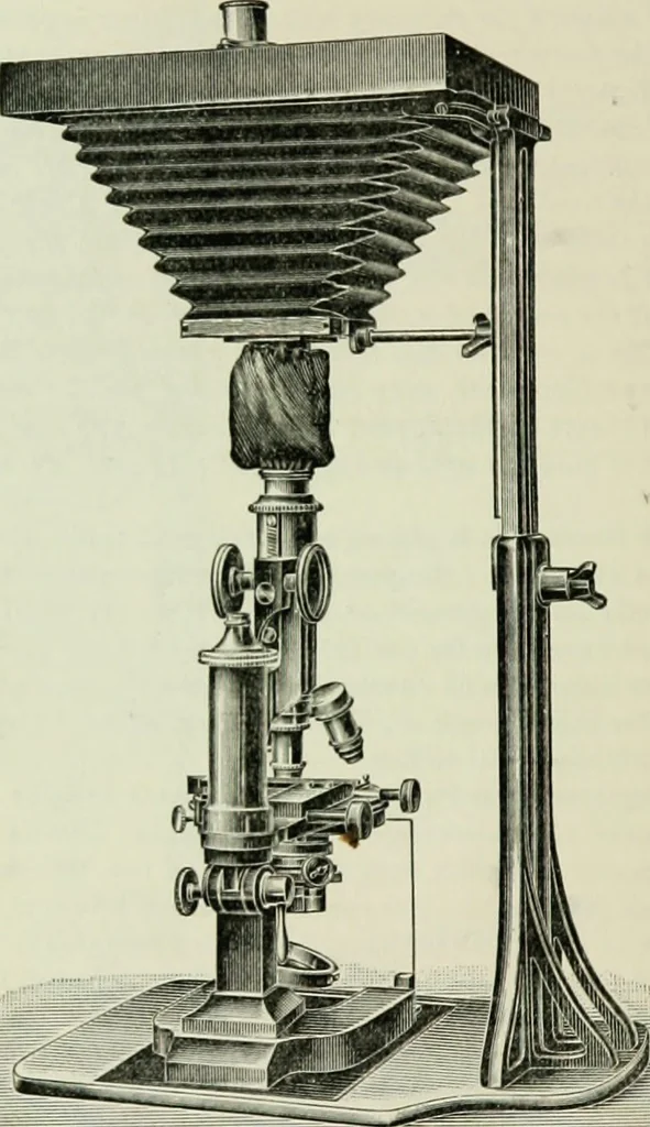 An illustration from The microscope and microscopical methods, 1896, leaf 209