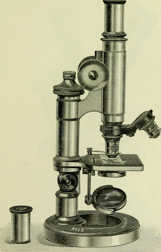 An illustration from The microscope and microscopical methods, 1896, leaf 92