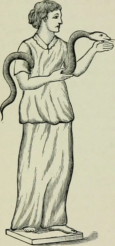 An illustration from Medical symbolism in connection with historical studies in the arts of healing and hygiene, 1891, leaf 143