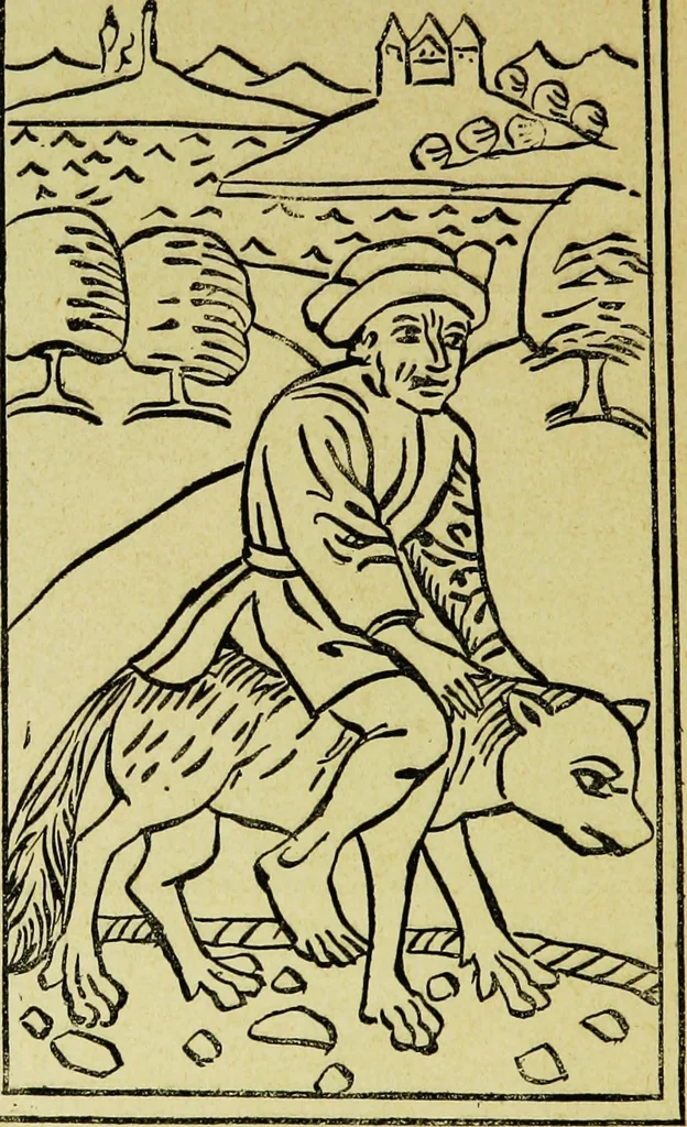 An illustration from Mysticisme et folie : (étude de psychologie normale et pathologique comparées), 1907, leaf 341