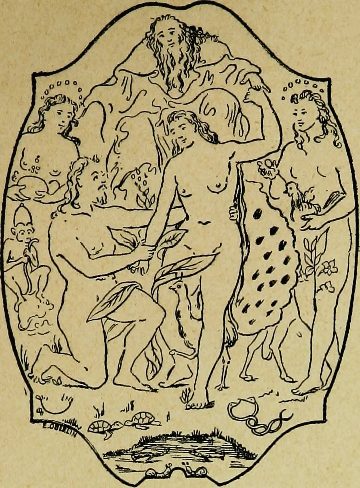 An illustration from Mysticisme et folie : (étude de psychologie normale et pathologique comparées), 1907, leaf 346