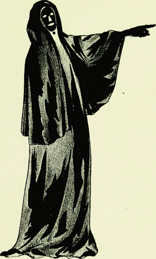 An illustration from Spectropia ; or, Surprising spectral illusions. Showing ghosts everywhere, and of any colour, 1865, leaf 16