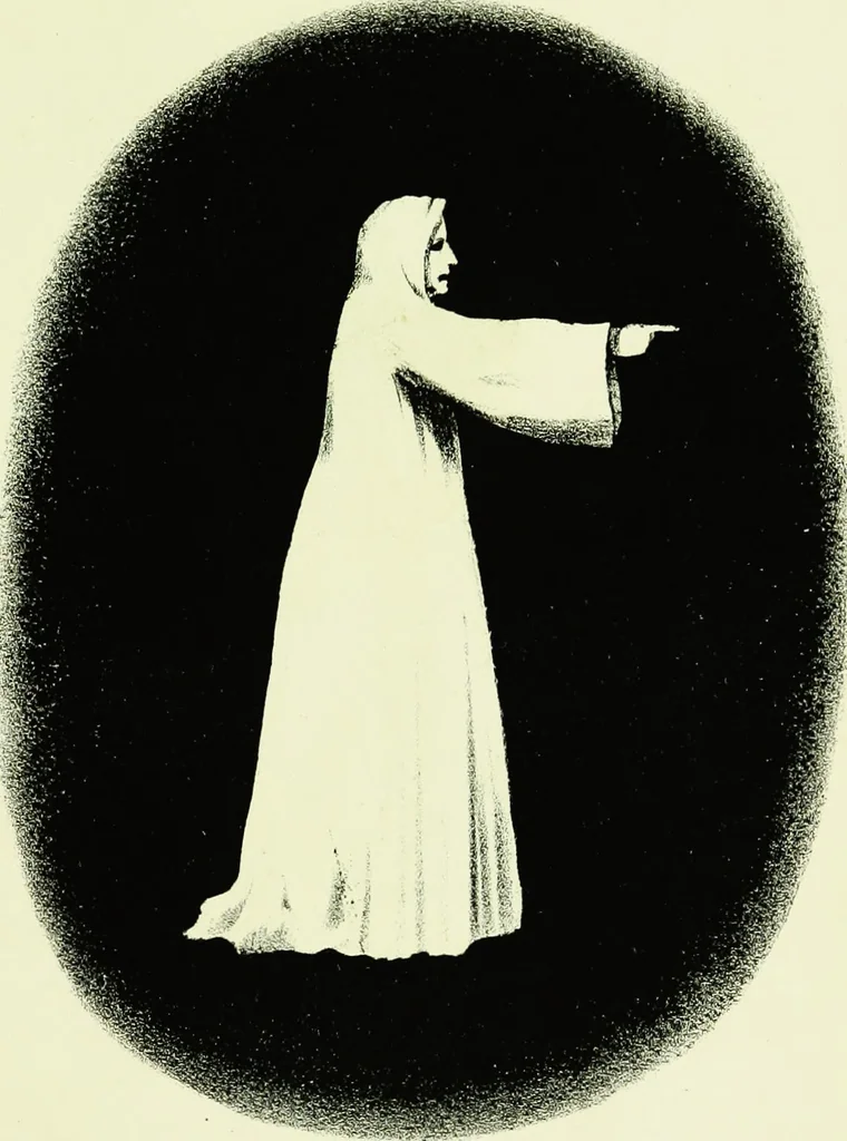 An illustration from Spectropia ; or, Surprising spectral illusions. Showing ghosts everywhere, and of any colour, 1865, leaf 18