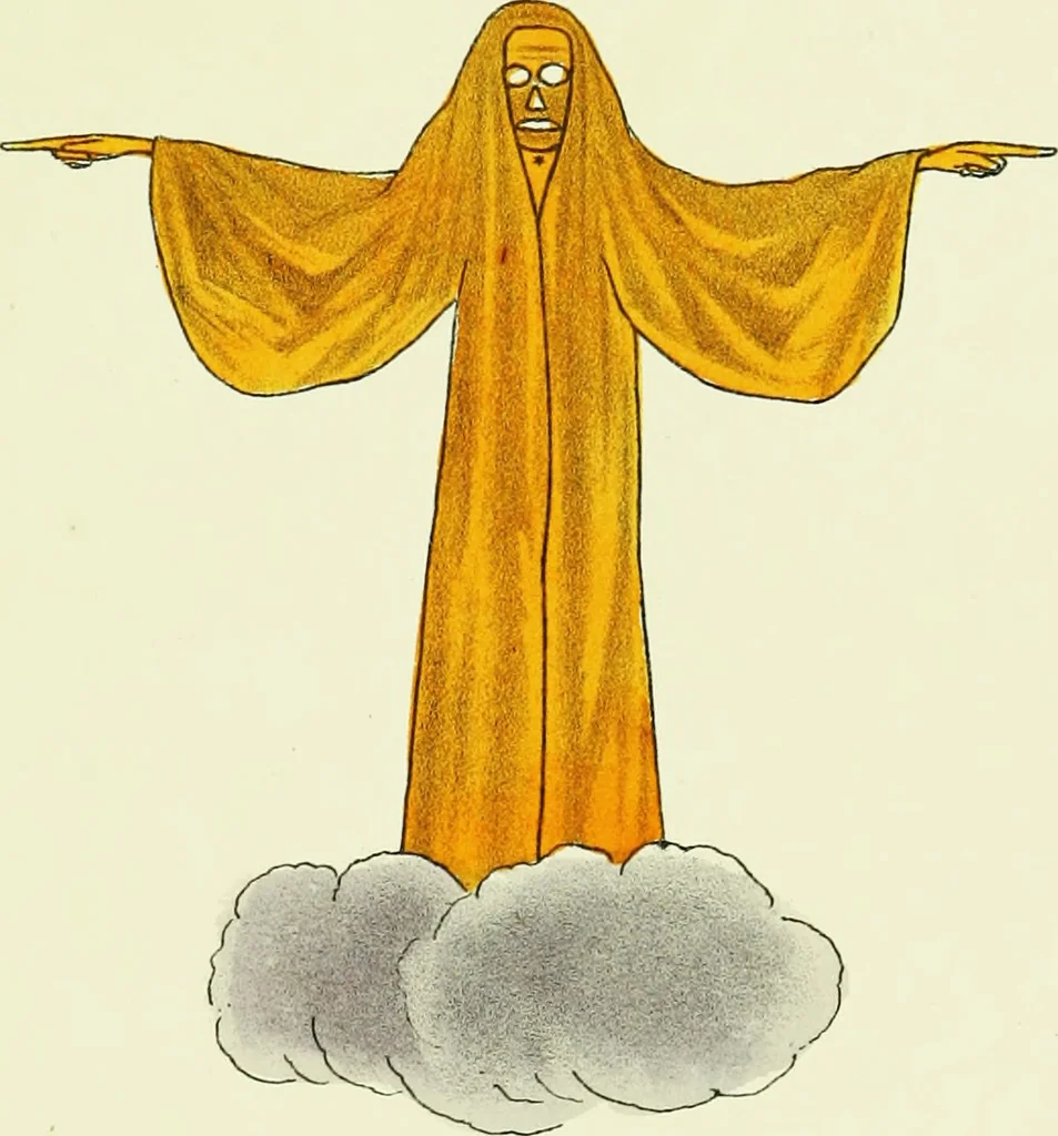 An illustration from Spectropia ; or, Surprising spectral illusions. Showing ghosts everywhere, and of any colour, 1865, leaf 24