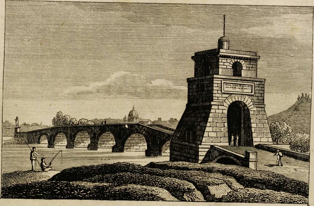 An illustration from Descrizione di Roma e de' contorni (Volume 2), 1822, leaf 261