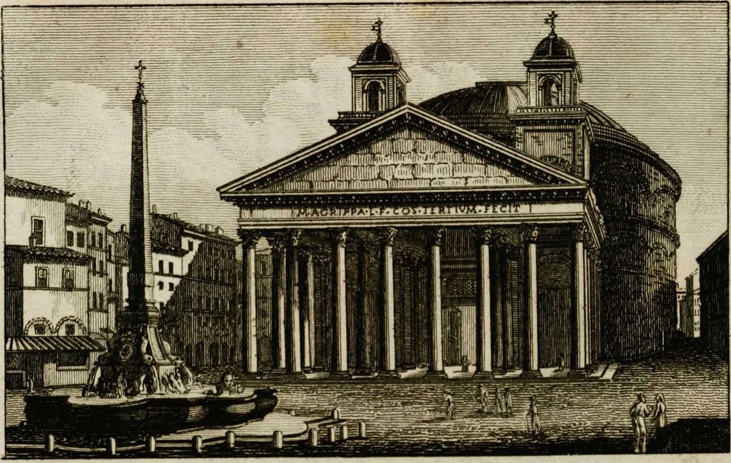 An illustration from Descrizione di Roma e de' contorni (Volume 2), 1822, leaf 286