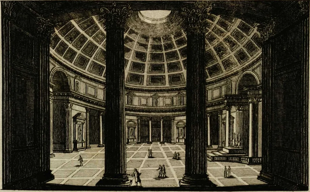 An illustration from Descrizione di Roma e de' contorni (Volume 2), 1822, leaf 292