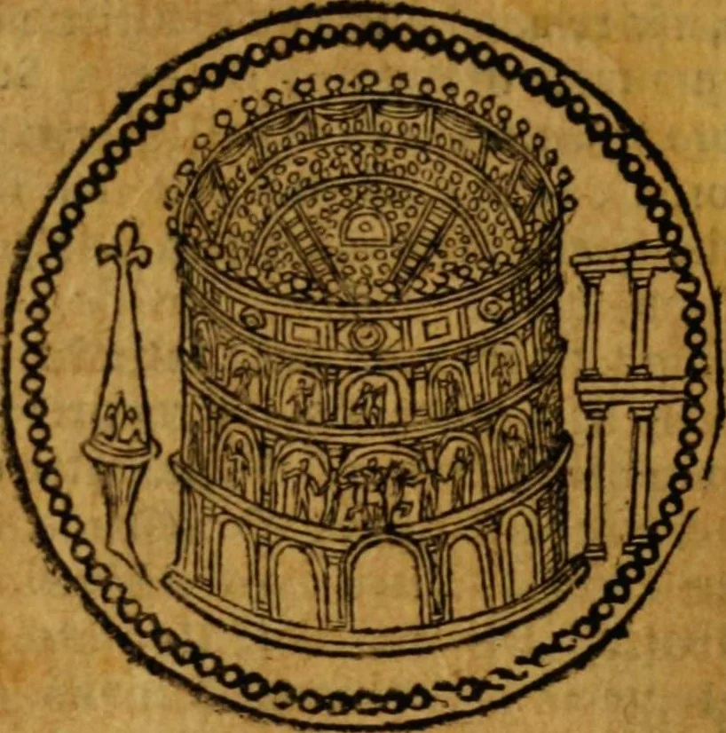 An illustration from Ristretto delle grandezze di Roma [electronic resource], 1637, leaf 248