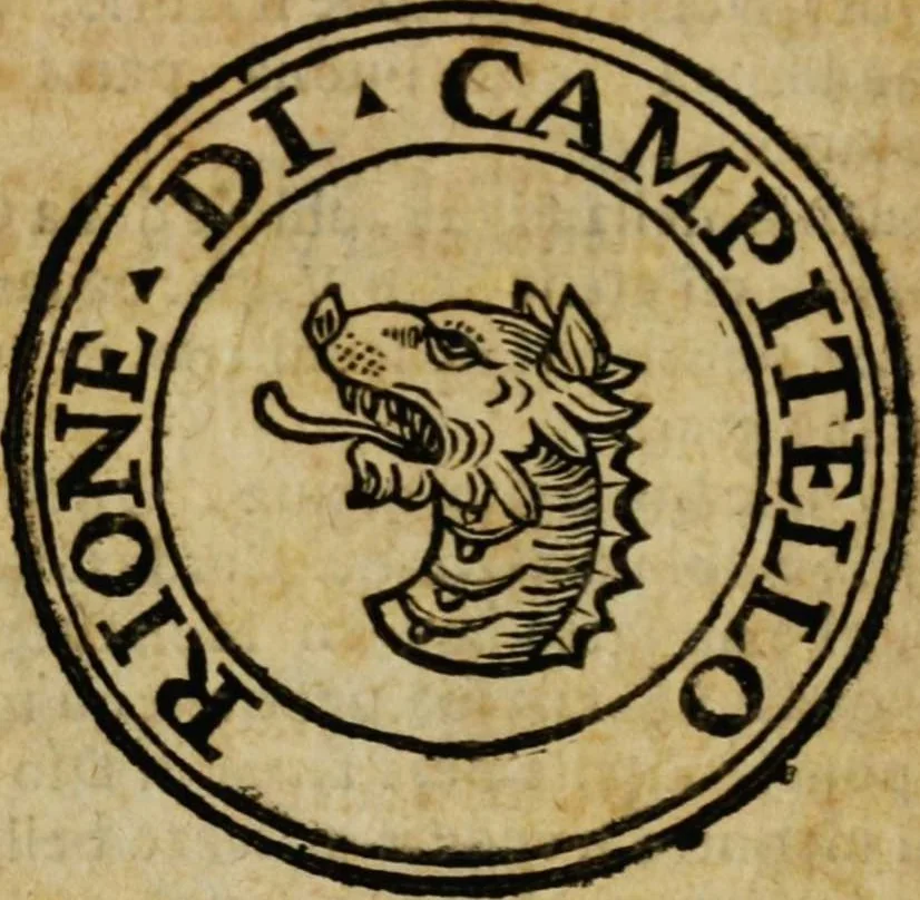 An illustration from Ristretto delle grandezze di Roma [electronic resource], 1637, leaf 86