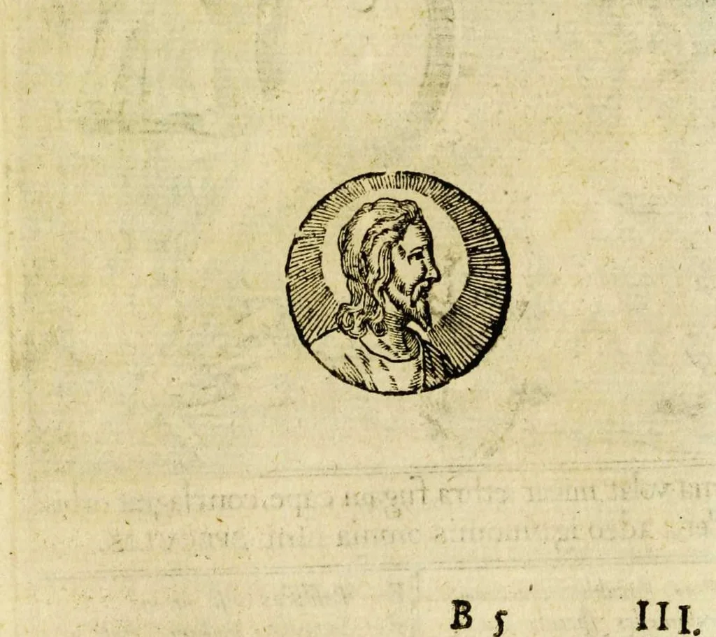An illustration from Duodecim specula deum aliquando videre desideranti concinnata, 1610, leaf 45