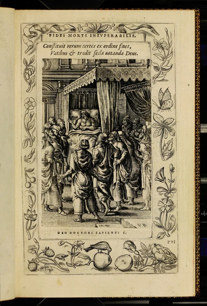 An illustration from Humanae salutis monumenta, 1571, leaf 29