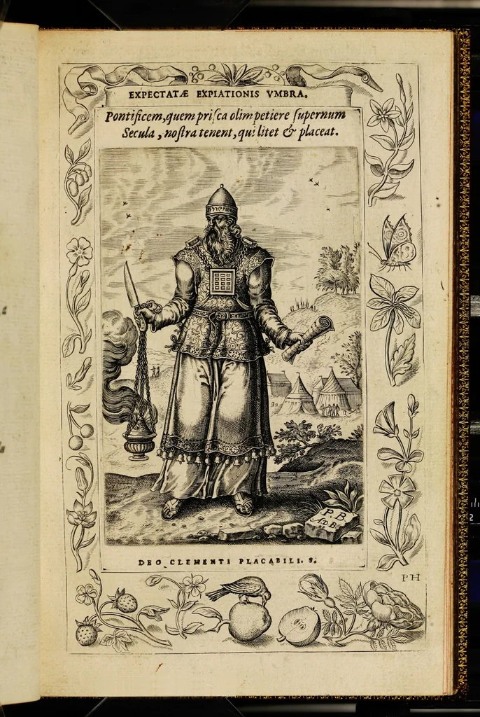 An illustration from Humanae salutis monumenta, 1571, leaf 51