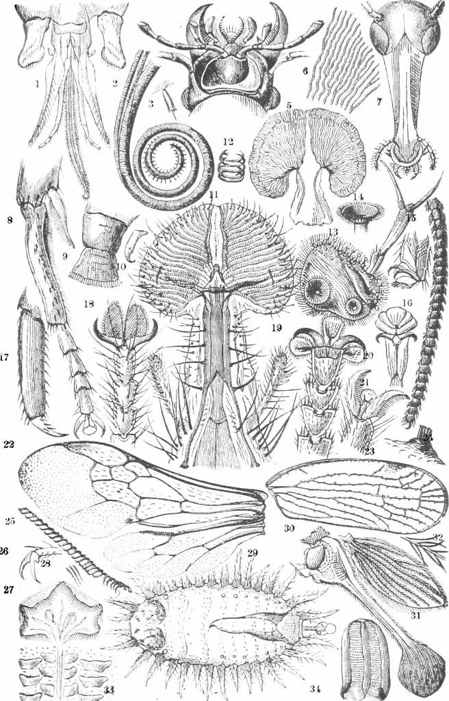 An illustration from Common objects of the microscope [electronic resource], 1900, leaf 143