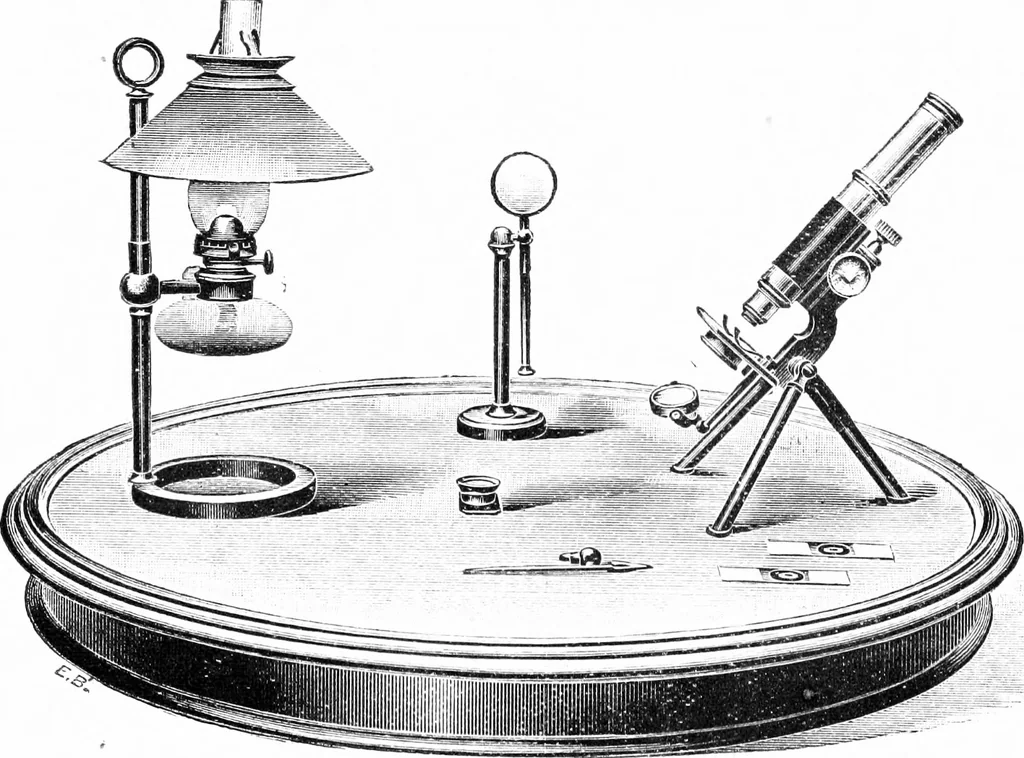 An illustration from Common objects of the microscope [electronic resource], 1900, leaf 54