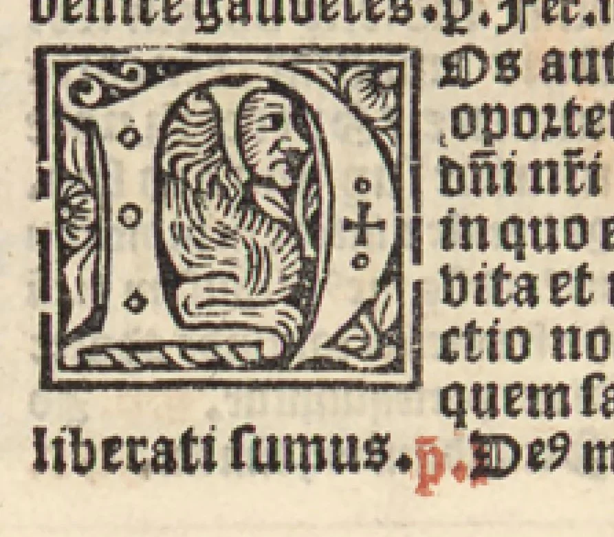 An illustration from Missale ad sacrosancte Constantiensis ecclesie usum nunc cum variis additamentis et in fine devotis missis cum vel sequentiis ante hac nusque visis elimatissime impressum. Novissime quoque Rothomagi cum appropriatis vuilibet hystoriis. Consummatum anno Domini virtutum conditorisque mundi millesimo quingentesimo. xxiiii. Die quarta mensis octobris., 1524, leaf 133