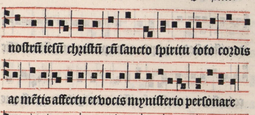 An illustration from Officiarium sacerdotum : ecclesie continens sacramenta : et modum administrandi ea : cum aliis commoditatibus que in ceteris desiderantur., 1505, leaf 108