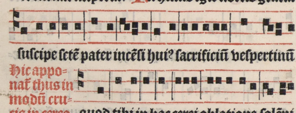 An illustration from Officiarium sacerdotum : ecclesie continens sacramenta : et modum administrandi ea : cum aliis commoditatibus que in ceteris desiderantur., 1505, leaf 111