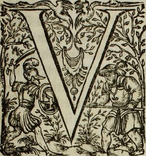 An illustration from Premier factum, ou defenses de messire Philippes de La Mothe-Houdancourt duc de Cardonne, & mareschal de France, cy-devant vice-roy et capitaine general en Catalogne. Avec plusieurs requestes, arrests, & autres actes sur ce intervenus, tant au conseil, qu'ailleurs, 1649, leaf 4