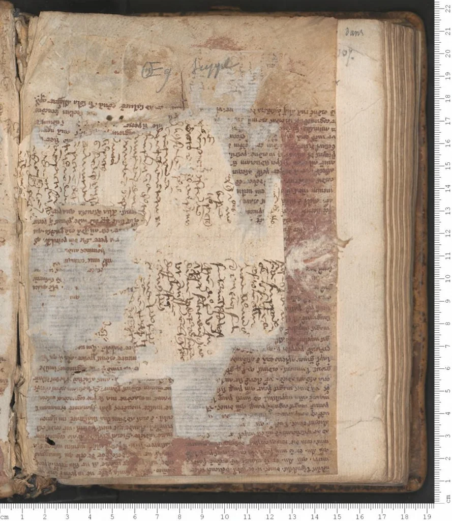 An illustration from De Conflictu vitiorum et virtutum (cap. 1 – 26), leaf 4
