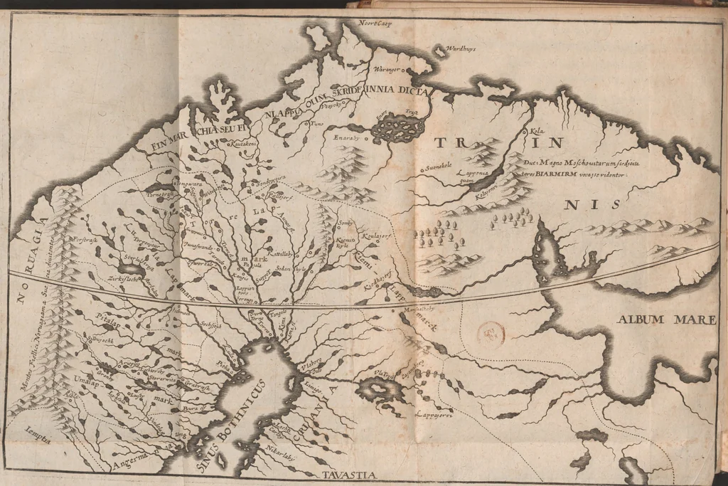 An illustration from Lapponia, id est, regionis Lapponum... descriptio, 1673, leaf 23