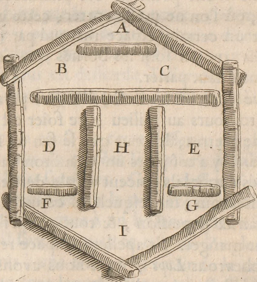 An illustration from Histoire de la Laponie : sa description..., 1678, leaf 223