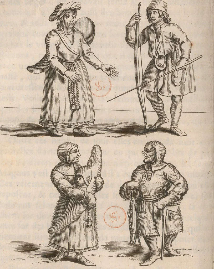 An illustration from Histoire de la Laponie : sa description..., 1678, leaf 239