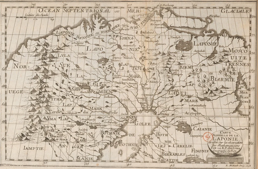 An illustration from Histoire de la Laponie : sa description..., 1678, leaf 27