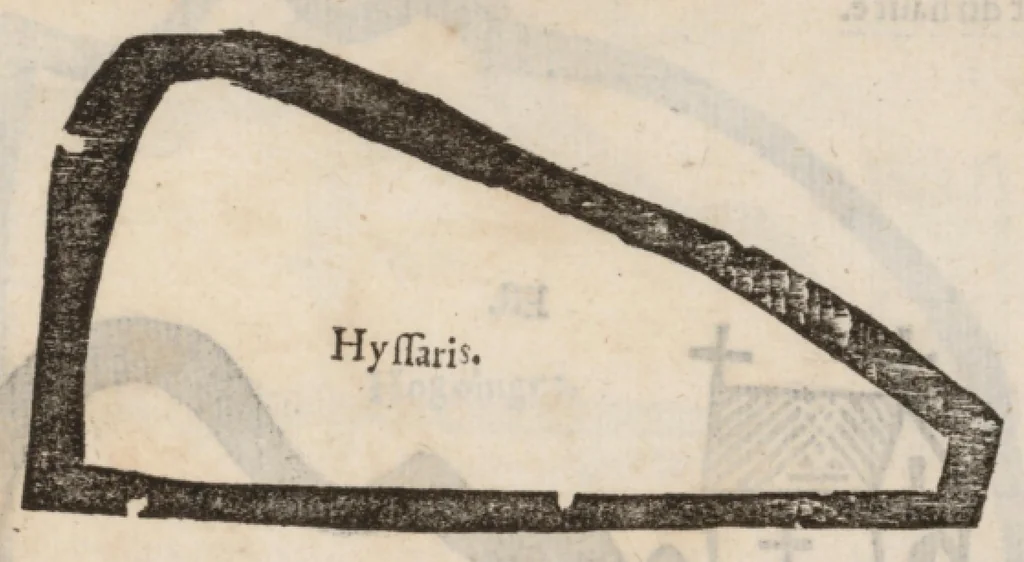 An illustration from Le Grand routier, pilotage et encrage de mer, tant des parties de France, Bretaigne, Angleterre que haultes Alemaignes... revueu et corrigé, 1571, leaf 46