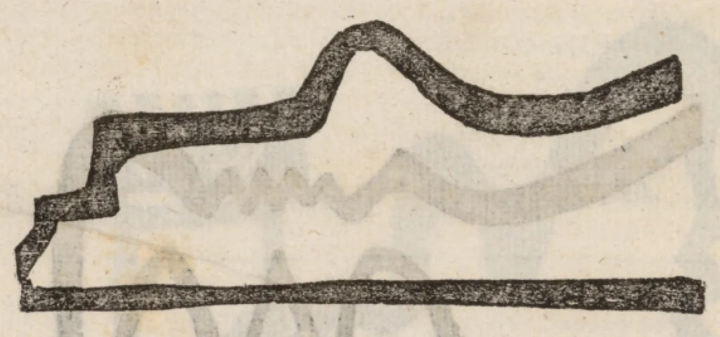 An illustration from Le Grand routier, pilotage et encrage de mer, tant des parties de France, Bretaigne, Angleterre que haultes Alemaignes... revueu et corrigé, 1571, leaf 61