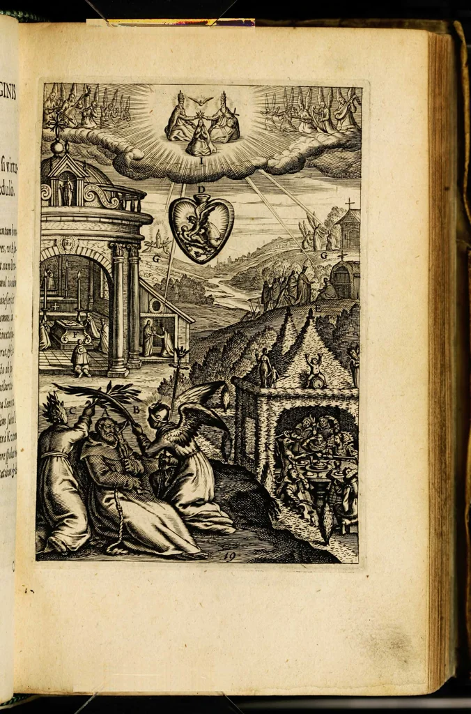An illustration from AntonI Sucquet e Societate Iesu Via vita aeternae: iconibus, 1620, leaf 491