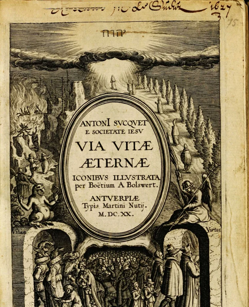 An illustration from AntonI Sucquet e Societate Iesu Via vita aeternae: iconibus, 1620, leaf 5