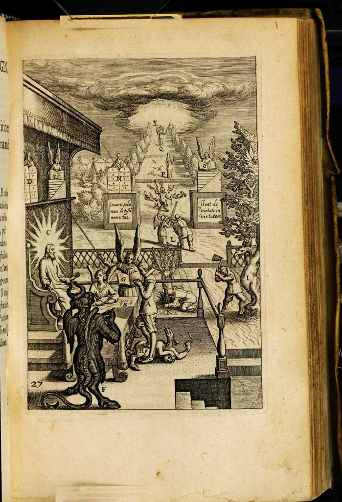 An illustration from AntonI Sucquet e Societate Iesu Via vita aeternae: iconibus, 1620, leaf 609