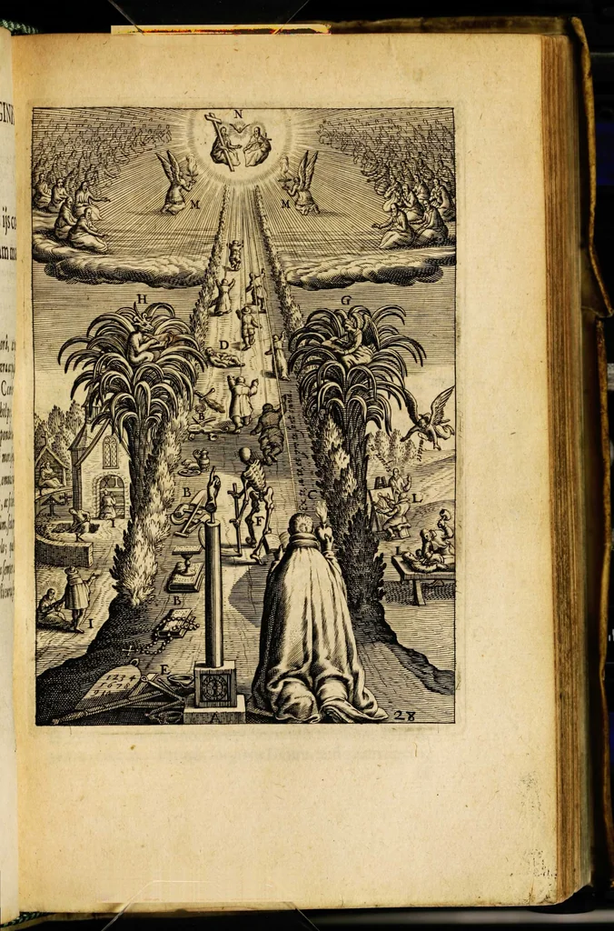 An illustration from AntonI Sucquet e Societate Iesu Via vita aeternae: iconibus, 1620, leaf 629
