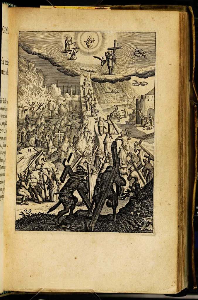 An illustration from AntonI Sucquet e Societate Iesu Via vita aeternae: iconibus, 1620, leaf 645