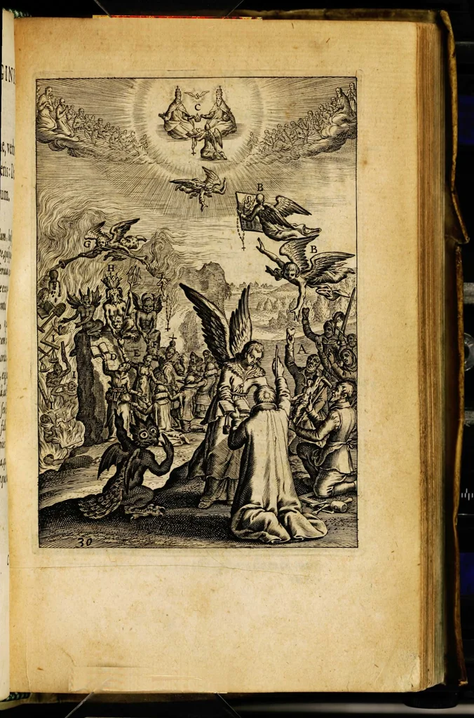 An illustration from AntonI Sucquet e Societate Iesu Via vita aeternae: iconibus, 1620, leaf 743
