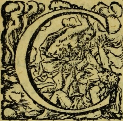 An illustration from Humanae salutis monumenta, 1583, leaf 11